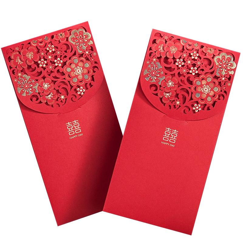 

Chinese Red Envelopes Lucky Money Wedding Packet For Year (7X3.4 In) Gift Wrap