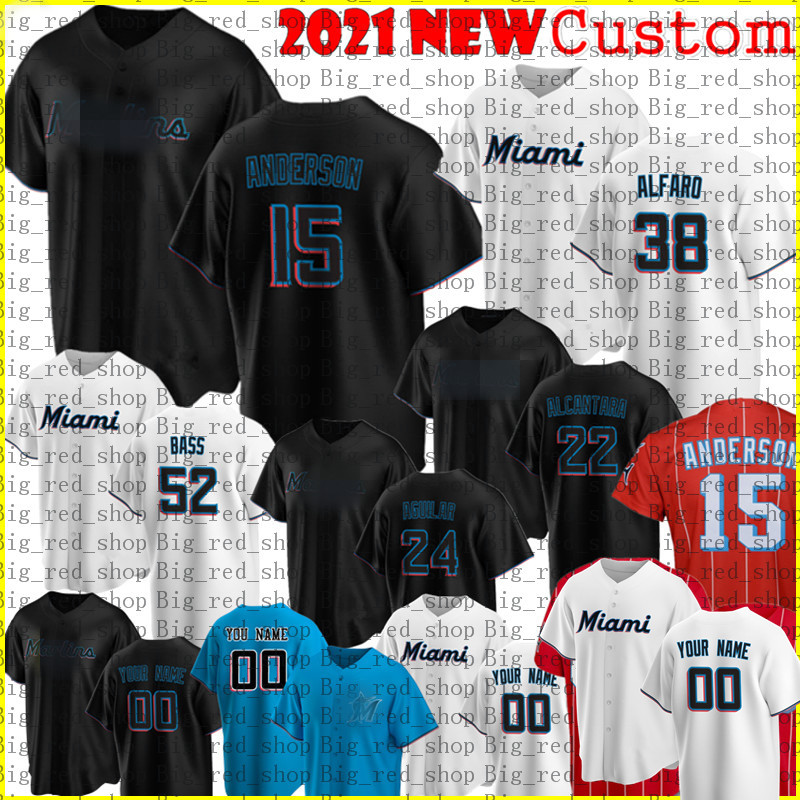 

Miami 15 Brian Anderson Jersey 24 Jesus Aguilar 22 Sandy Alcantara 38 Jorge ALFARO 52 Anthony Bass 16 Jose Fernandez Baseball Jerseys Custom, 20/21 {malinyu}