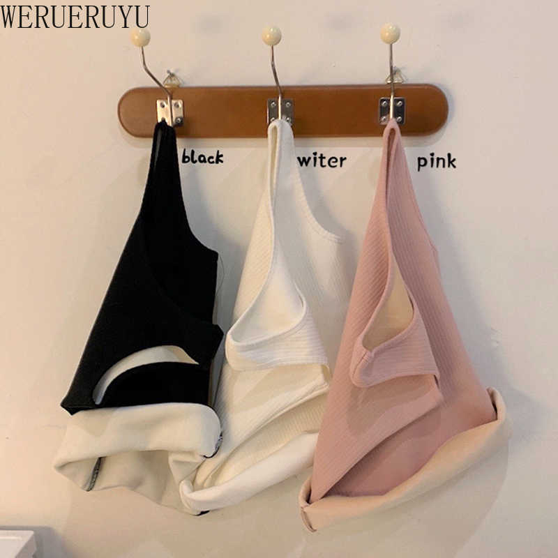 

WERUERUYU Women Vest Autumn Winter Pretty Sleeveless O-Neck Fleece Warm Shirt Women 210608, Photo color