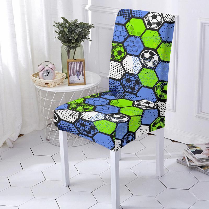 

1/2/4/6Pcs Graffiti Chair Cover Spandex Stretch Elastic Slipcovers Covers For Kitchen Dining Room Wedding Banquet El