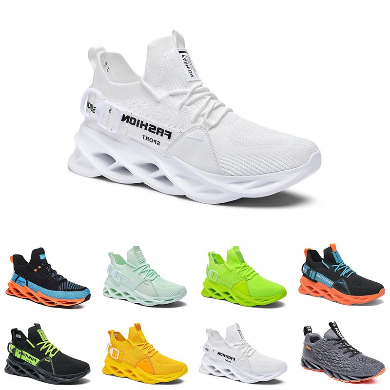 

men running shoes fashion trainer triple black white red navy university blue mens outdoor sports sneakers fifty