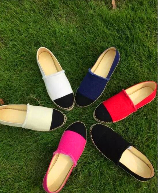 

women's cloth shoes Handmade Thick bottom denim stitching cute cool Fashion design classic lazy casual breathable canvas flats Loafers Espadrilles wholesale, Custom notes
