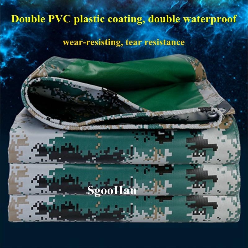 

0.4mm Double Side PVC Coated Banner Tarpaulin Canopy Rainproof Cloth Shade Sail Dog House Shed Waterproof Outdoor Awning
