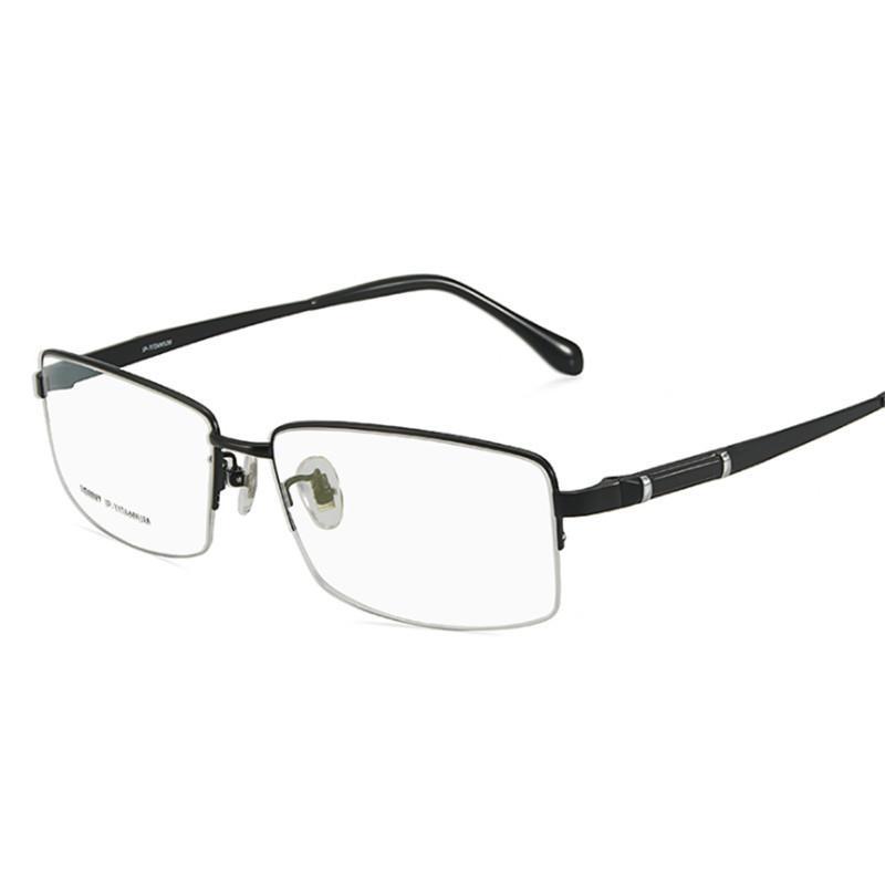 

Fashion Sunglasses Frames 60-17-150 High Quality Titanium Round Glasses Men Designer Eyewear Eye For Optical Big