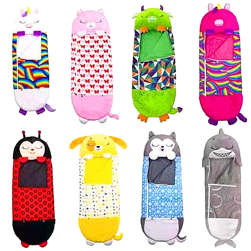 

Nappers Happy Children's Lazy Sleeping Bag One-piece Pajamas Pillow