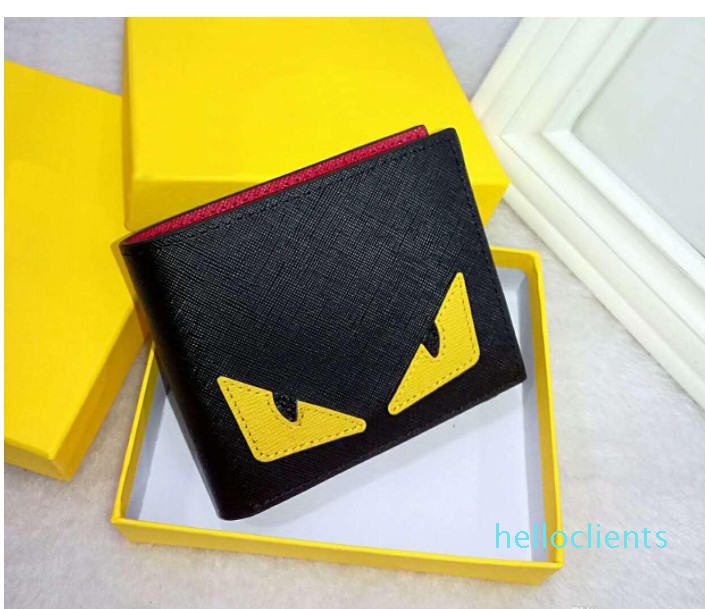 

2022 Wholesale High Quality PU Leather Wallet European Style Fashion Eye Pattern Pocket Wallets Short Mini Credit Card Purses, No.2