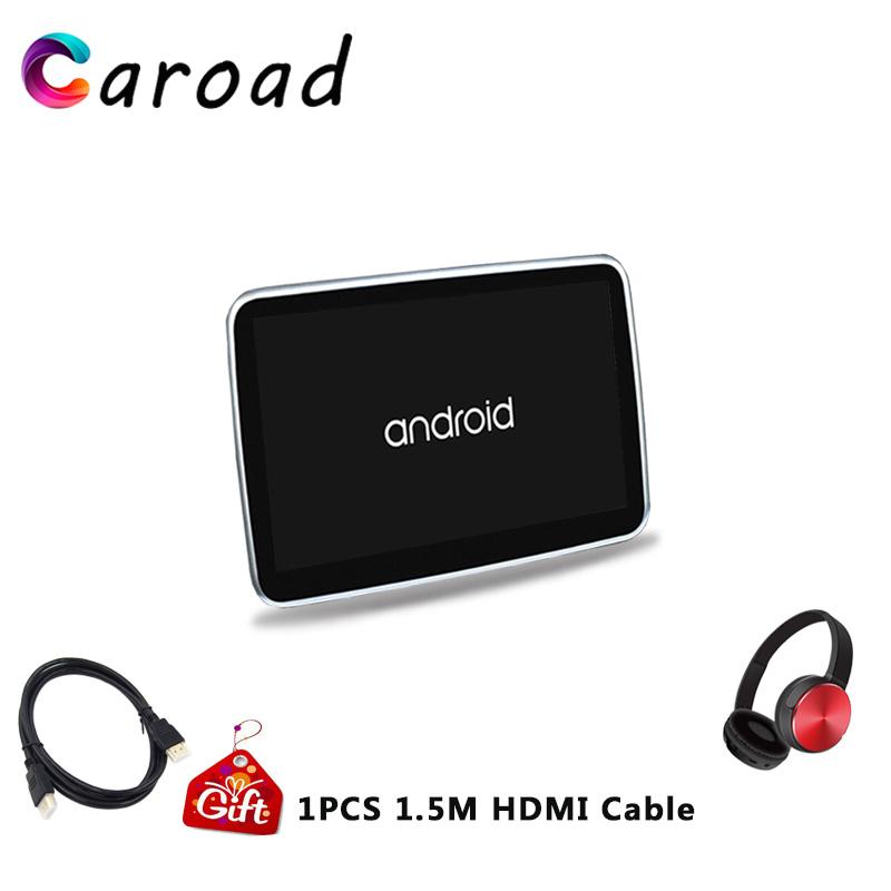 Car Video Caroad 10.1 Inch Android 6.0 System Headrest DVD Player HD 1080P Monitor Touch Screen With WIFI/HDMI/USB/SD/Bluetooth/FM-image-707221839