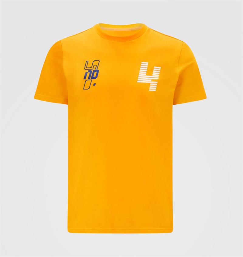 

F1 season team joint short-sleeved racing suit, car culture overalls, casual quick-drying top, car fan round neck T-shirt can be customized