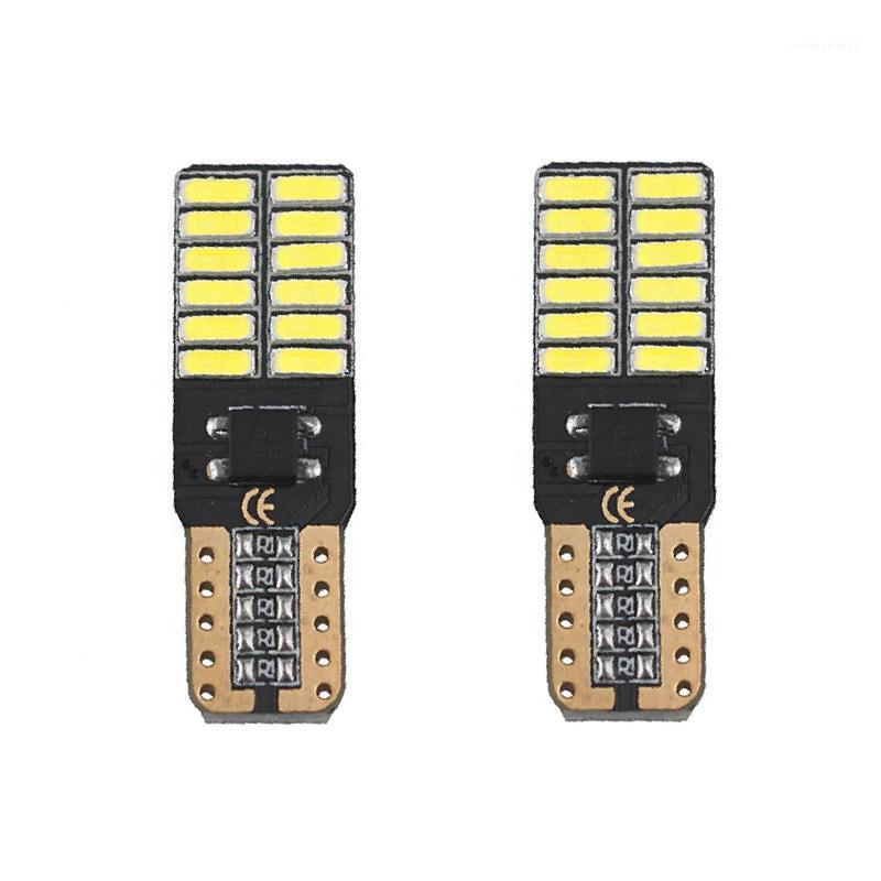 

Emergency Lights 2Pcs T10 Led Car Door Welcome Courtesy Light White 12V W5W Anti Error Reading Dome