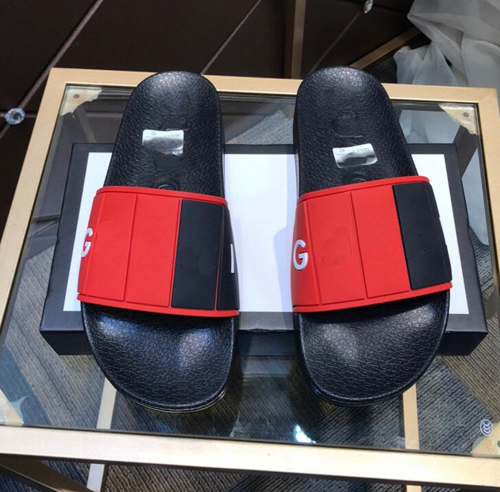 

2021 Slide Sandal Designer Shoes Slides Summer Fashion Wide Flat Slipper men and women Sandals Slippers Flip Flops with box, Black