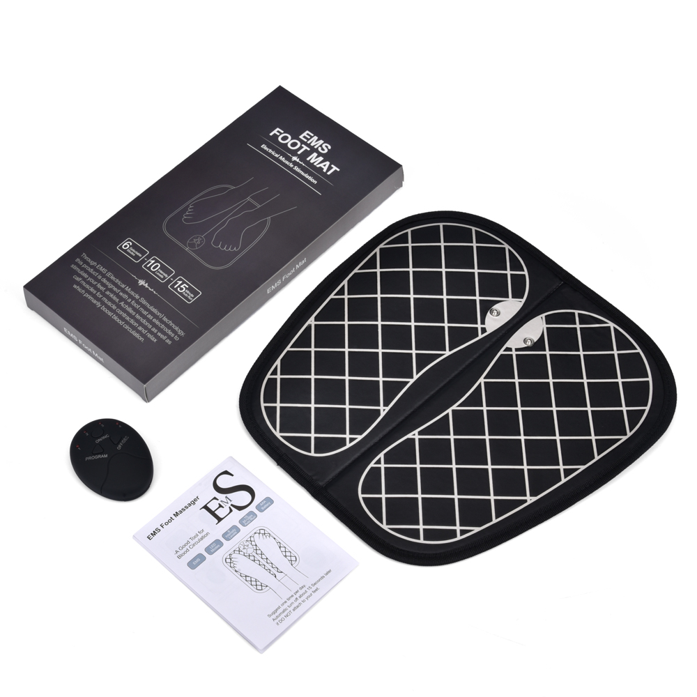 

Electric EMS Foot Massager Foot Muscle Stimulator Massager Wireless Low Frequency Feet Physiotherapy ABS Stimulator Massage Mat