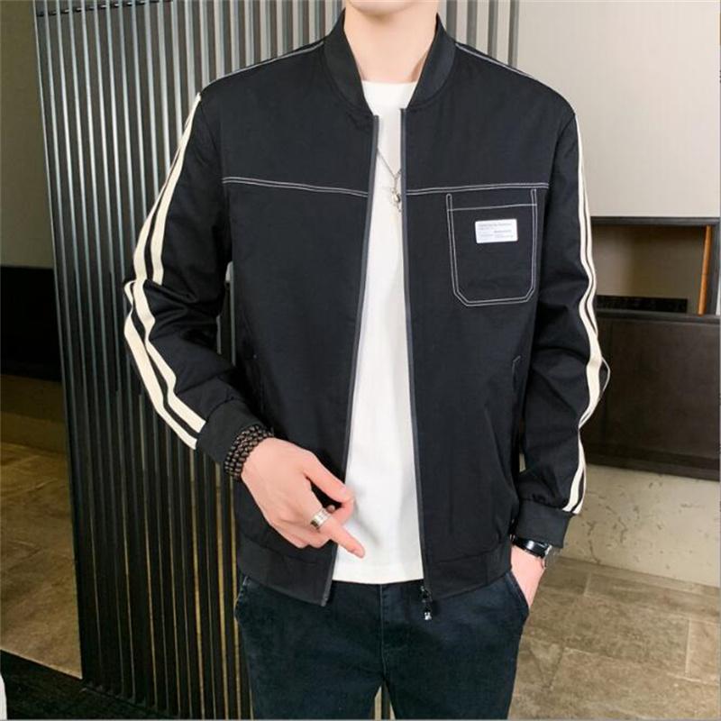 

Men's Jackets 2022 Jacket Comfortable Baseball Collar Korean Fashion Casual Color Blocking Functional Windbreaker Men, Black;brown
