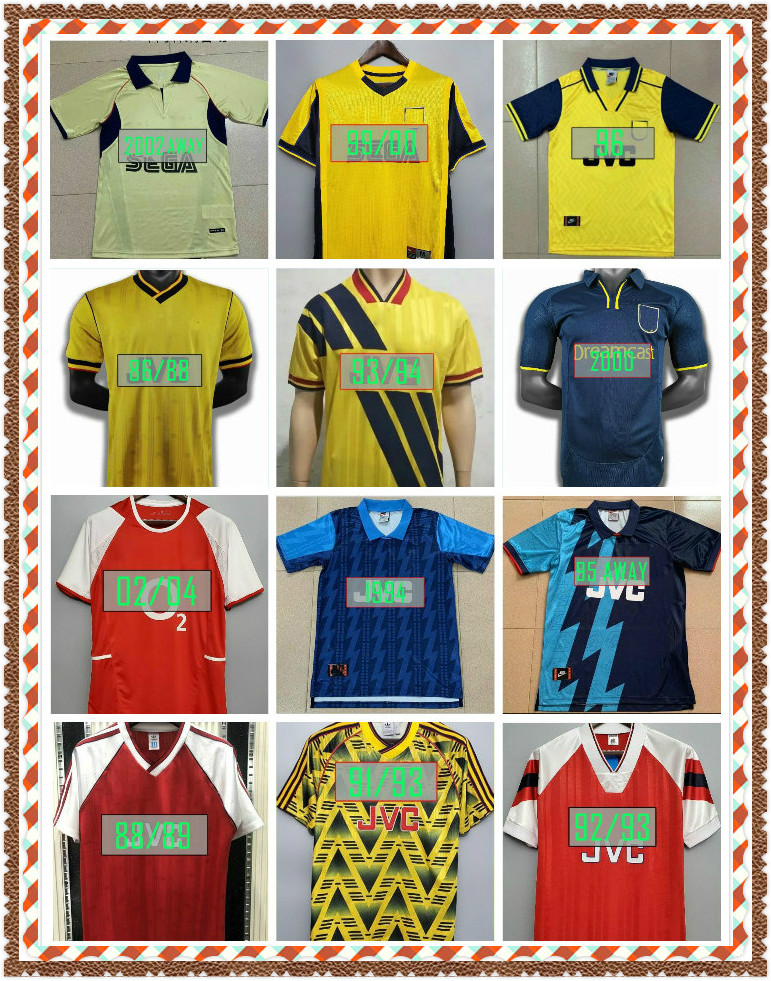 

Vieira Keown Adams Merson Retro soccer jersey Wright Overmars Bergkamp v.Persie 11 Henry 14 Pires rosicky 7, Red