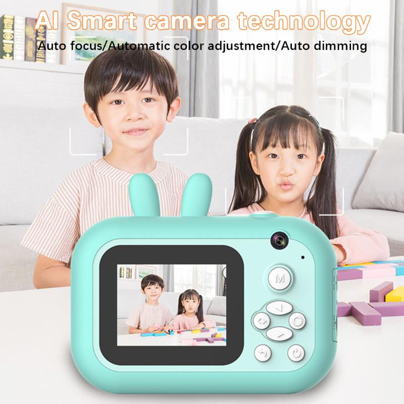

Digital Cameras Brand Children Camera Instant Print For Kids 1080P HD With Thermal Po Paper Toys Birthday Gifts