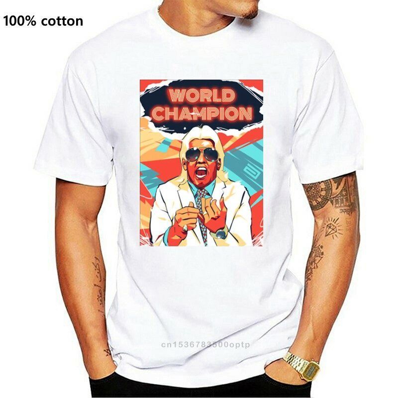 

100% Cotton Men's Ric Flair the Nature Boy Black t Shirt