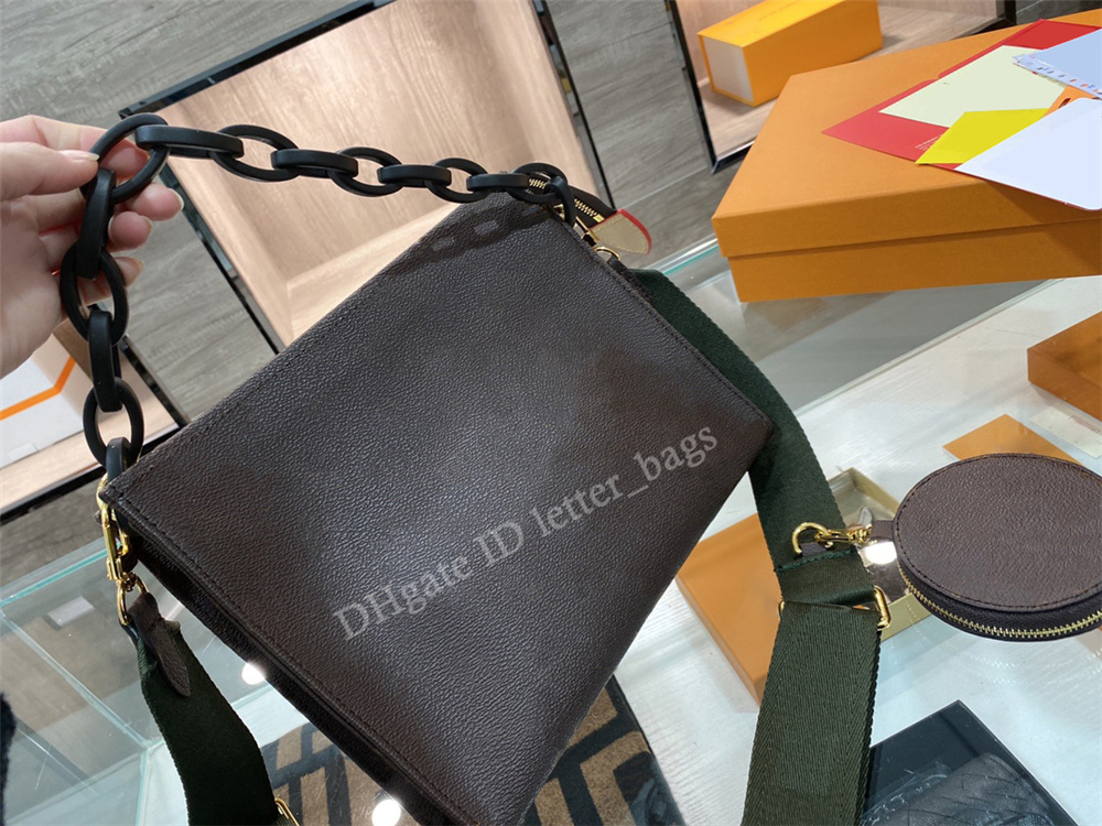 

2021 SS Luxury Designer Cross Body Bag Classic Floral Hardware 24K Chains Zipper Flap Bags Zero Purse Interior Slot Pocket Women Fashion Shoulder Handbag, Color z