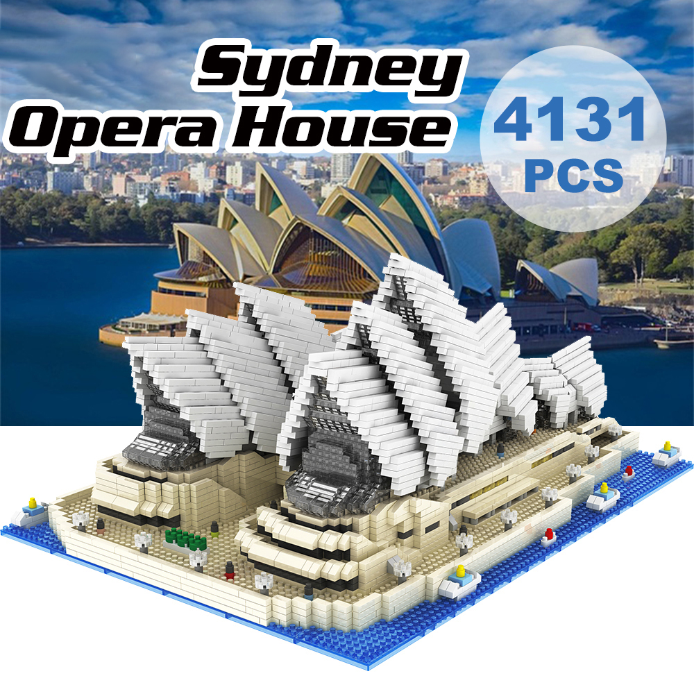 

9916 Model Sydney Opera House Atomic Building Blocks Kit 4131pcs Gift Toy for Kids