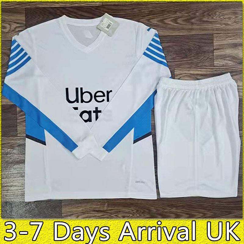

21 22 soccer jerseys 2021 2022 MILIK maillot foot Ünder CUISANCE THAUVIN BENEDETTO KAMARA PAYET football shirts men LUIS HENRIQUE ALVARO long sleeve full set socks, Home