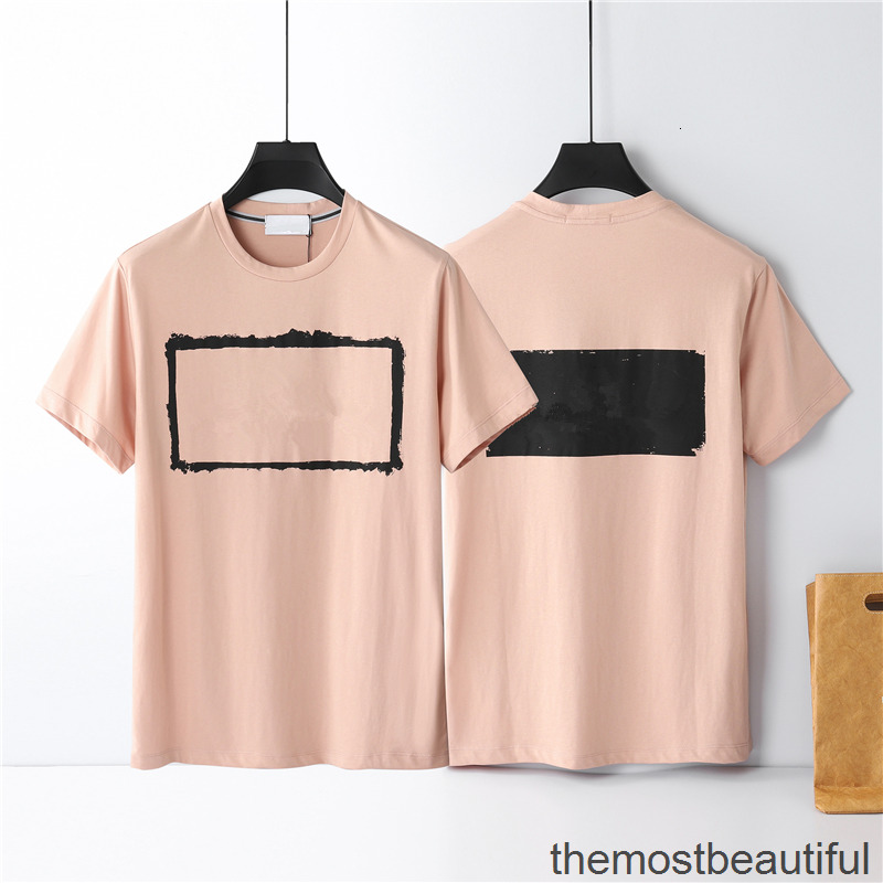 

Men's T-Shirts cotton lovers Summer T-shirt High quality casual loose men's short sleeves European and American fashion round neck top Printed letters 3O3J, 1# packing bag