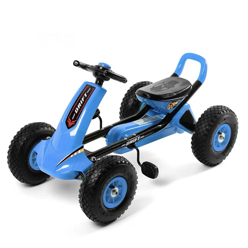 

LazyChild Foldable Go Kart 4 Wheel Pedal Ride On Adjustable Seat Ride On Pedal Toy Car For Kids 2-8 Years Karting Dropshipping