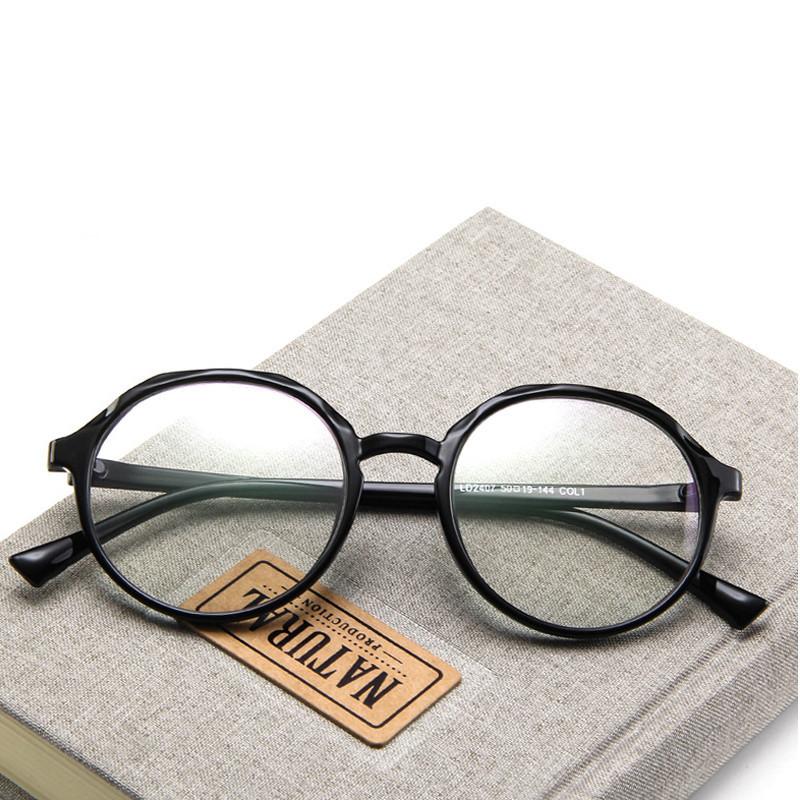 

Fashion Sunglasses Frames KOTTDO Retro Round Eyeglasses Frame Women Student Literary Clear Pink Eye Glasses Myopia Men Eyewear