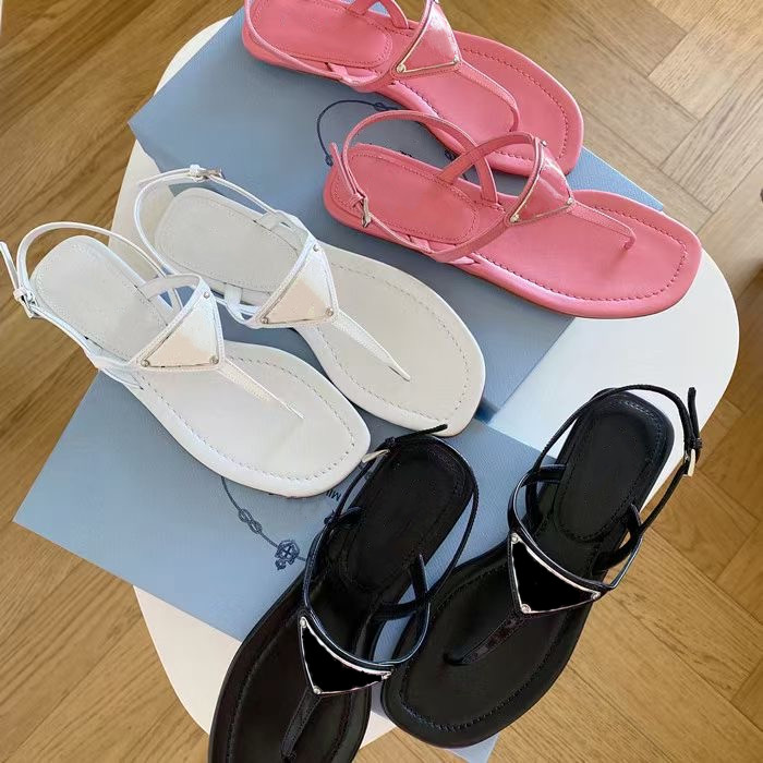 

Original Style Luxurys Designer Slipper Women Brands Open Toe Flip Flop Sandals 2021 Summer Classic Fashion Flat Anti-skid Slippers Beach Sh, Black