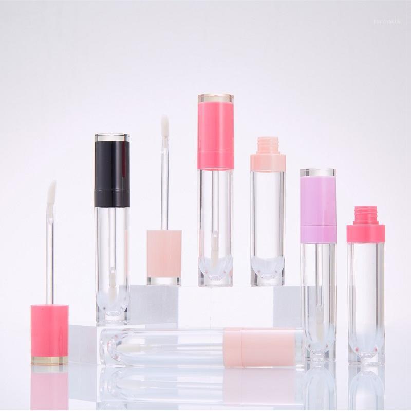 

Storage Bottles & Jars Empty 8ML Lipgloss Containers Black Pink Purple Cosmetic Container Clear Lip Gloss Tubes With Wands 30/50pcs