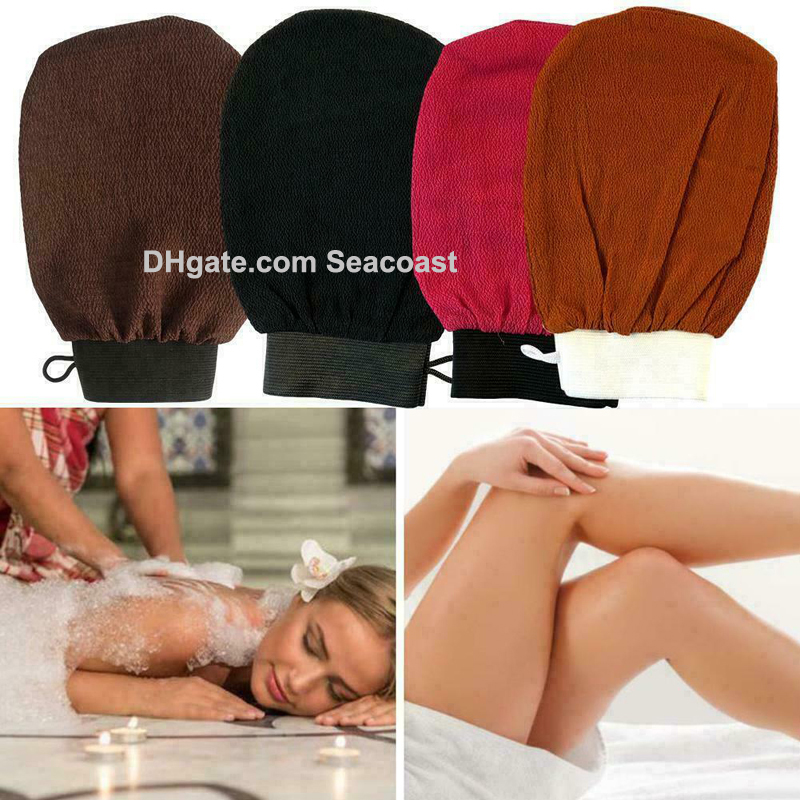 

500pcs Moroccan Hammam Bath Towel Scrub Scrubber Glove Exfoliating Cloth Facial Body Peeling Mitten Mit Massage