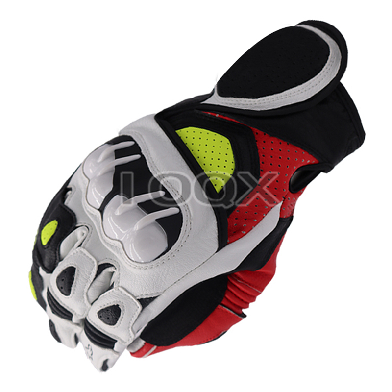 

New Leather Motorcycle Gloves Racing Driving Motorbike Gloves