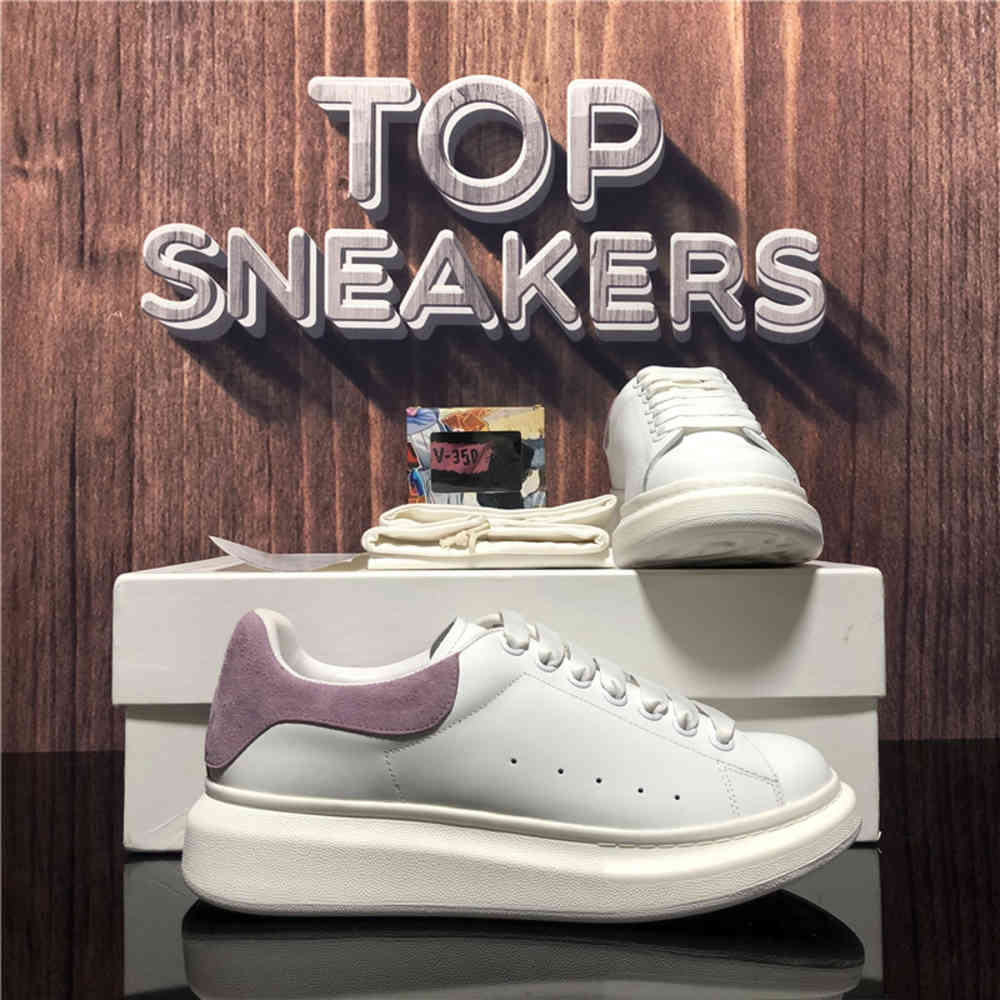 

Top Quality Brand Designers Shoes Luxury Genuine Leather Fashion High Platform Men Women Sneakers Male Female White Thick Sole Vul yemianbu, Customize