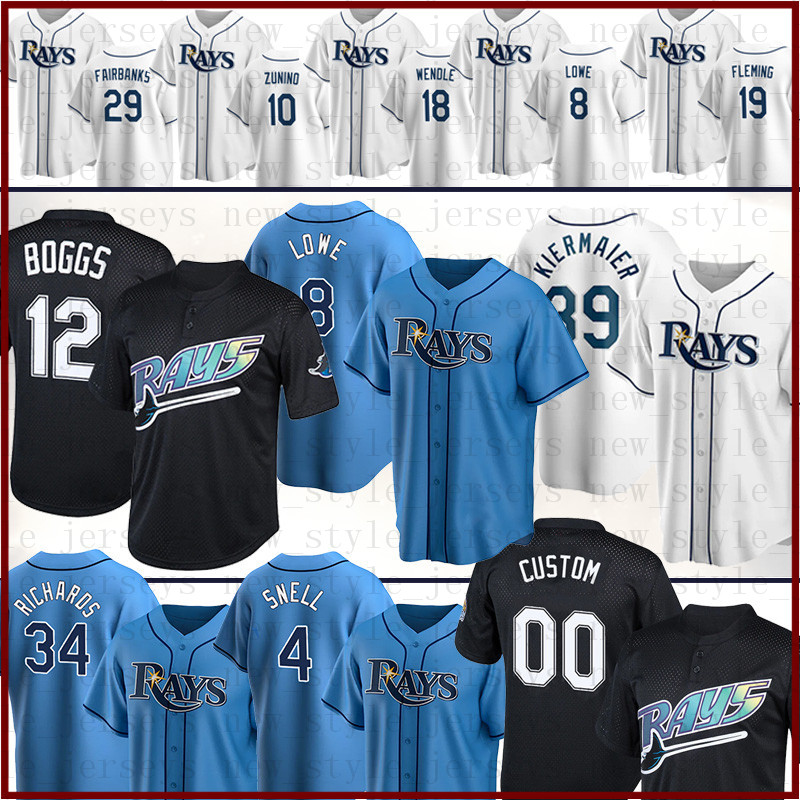 

Tampa 8 Brandon Lowe 12 Wade Boggs Baseball Jerseys Bay Evan Longoria Ray Kevin Kiermaier Joey Wendle Mike Zunino Josh Fleming Brett Phillips Ryan Yarbrough Morton, Men(guang mang)