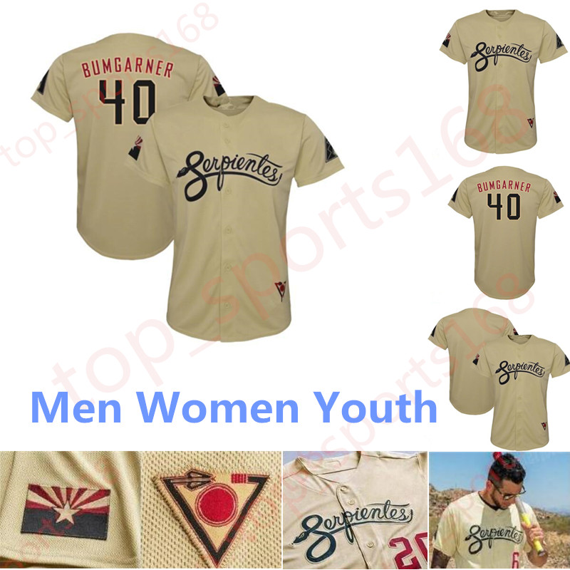 

Diamondbacks Serpientes Arizona 2021 City Connect Jersey Madison Bumgarner Eduardo Escobar Ketel Marte Pavin Smith Nick Ahmed Walker Peralta, Blue;black