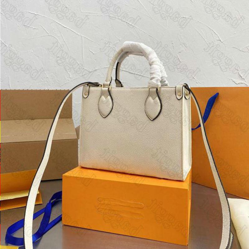 

Leather Monograms 25 Bag Mini Embossed Carry PM Body Womens Designer Handbag Cross ON 25cm ONTHEGO Purse Wallets Handle Tote THE GO Ggnjc
