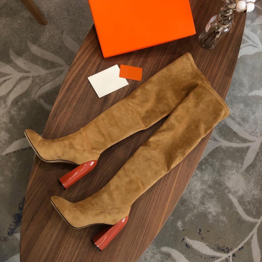 

Brooke Decibel 2021 latest women designer Martin boots desert boo ts s flamingo love arrow medal 100% leather thick-soled winter shoes high heel size 35-40 framed, Box