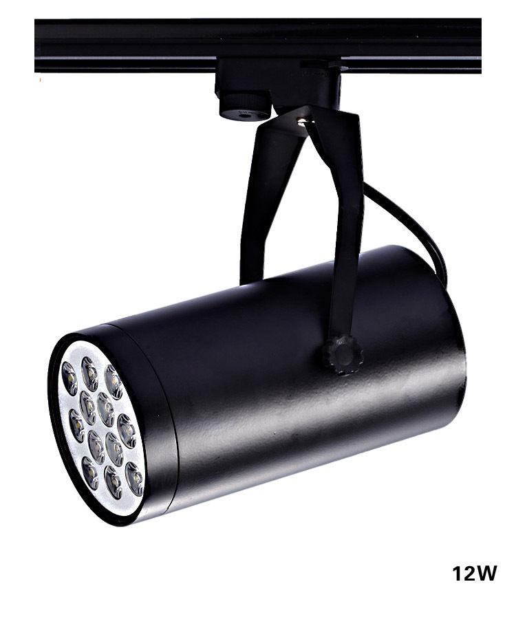 

1pcs Led Track Light 12W Aluminum Spotlight Energy Saving Lamp Spot Showroom Surface Mounted Lights