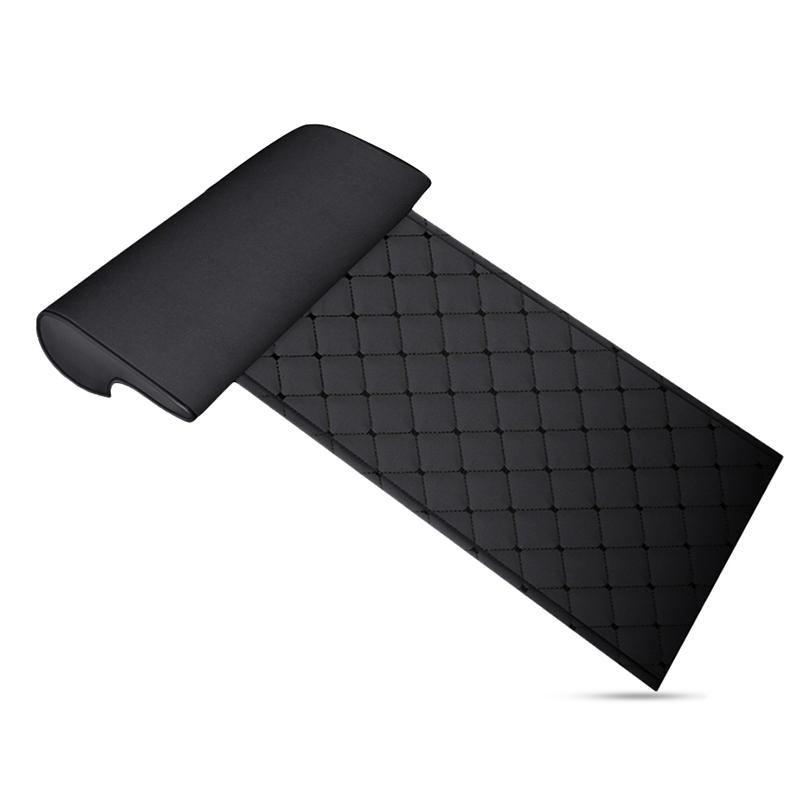 

Seat Cushions Automobile Leather Leg Pad Support Extension Mat Soft Foot Cushion Knee Memory Universal Black