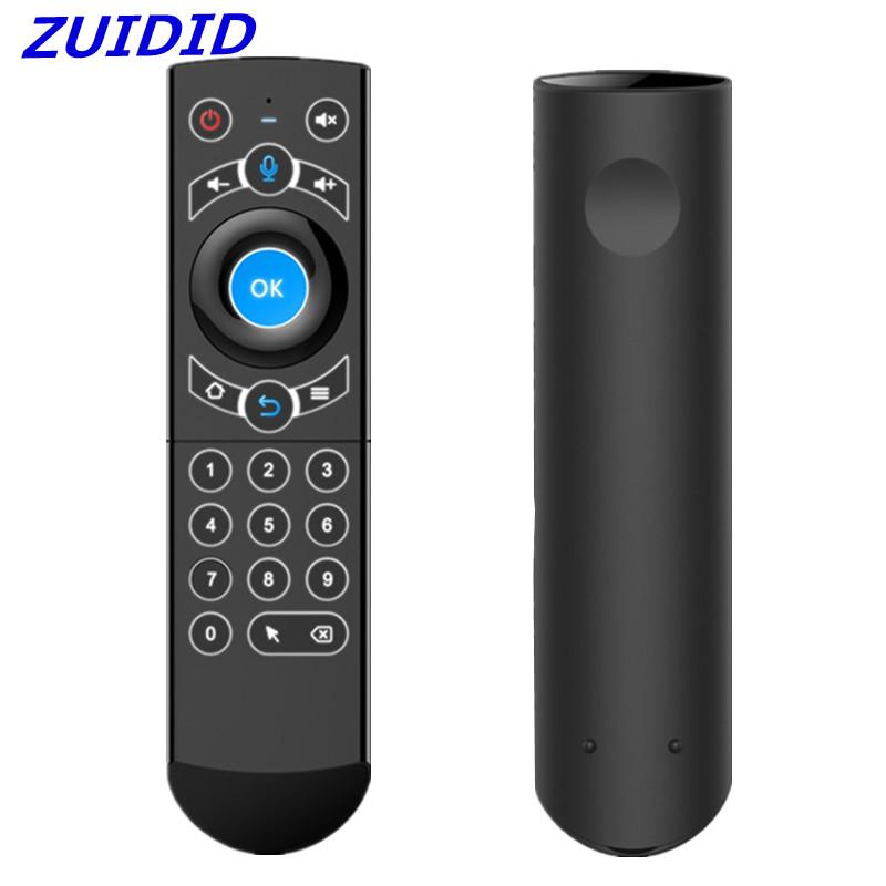 

Voice Smart Remote Control Universal Backlit Gyroscope 7 Wireless Air Mouse For Computer Android Controlers