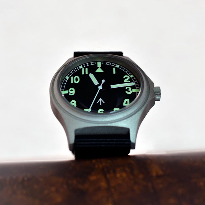 

Wristwatches Baltany Men Watch Small Seconds Waterproof Vintage Quartz Army Dirty Dozen Retro Stainless Steel Wristwatch, Steel color shell