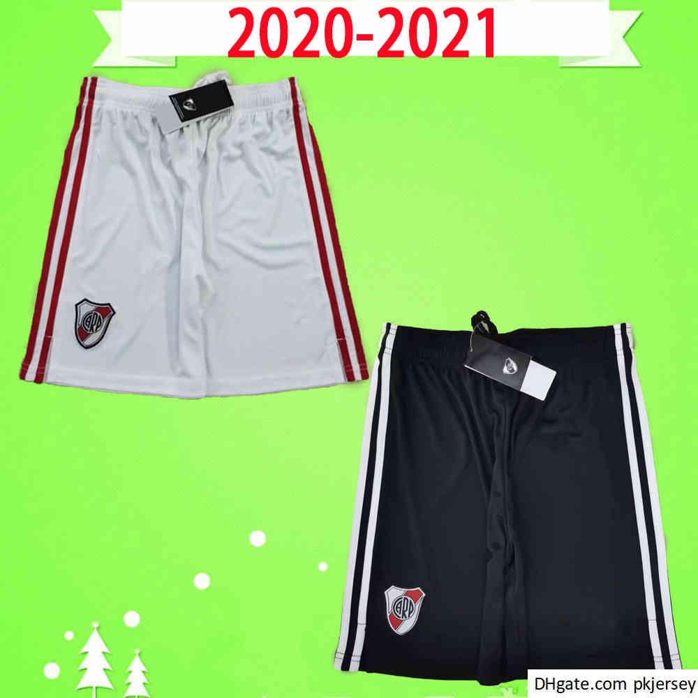 

River Plate 20 21 soccer shorts Adult mens 2020 2021 home away white football pants BORRE FERNANDEZ DE LA CRUZ PRATTO SUAREZ JERSEYS, Black;red