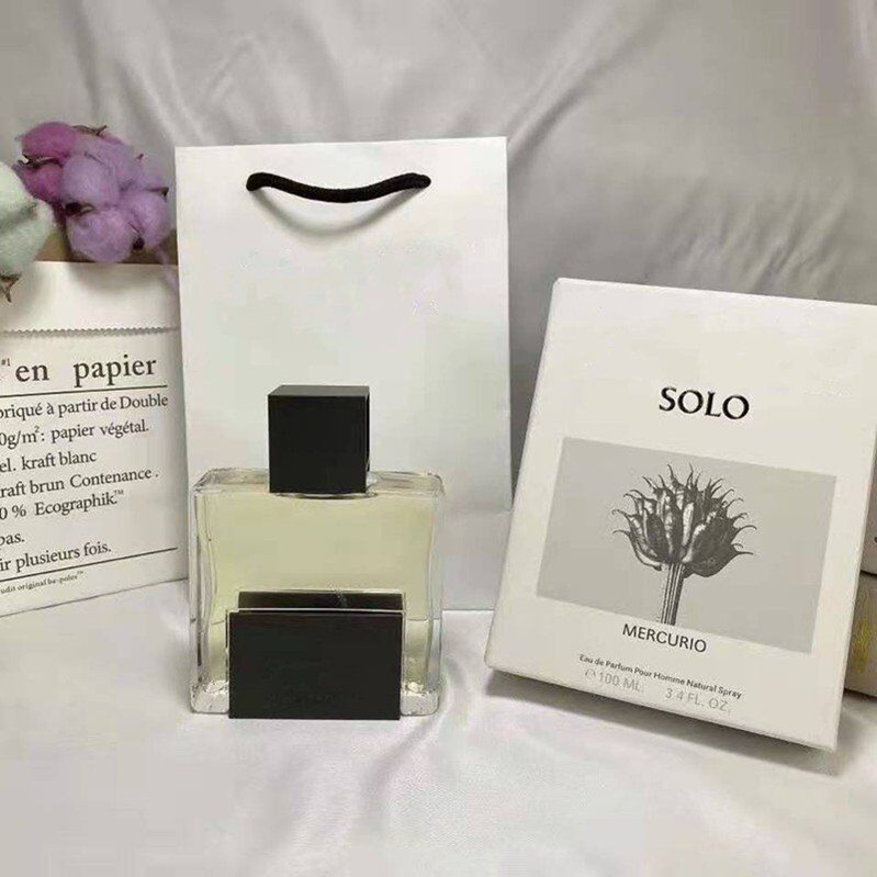Fragrance perfume SOLO MERCURIO EDP PERFUMES for man sexy charming Natural&Long-lasting Spray 100ml-image-702833587
