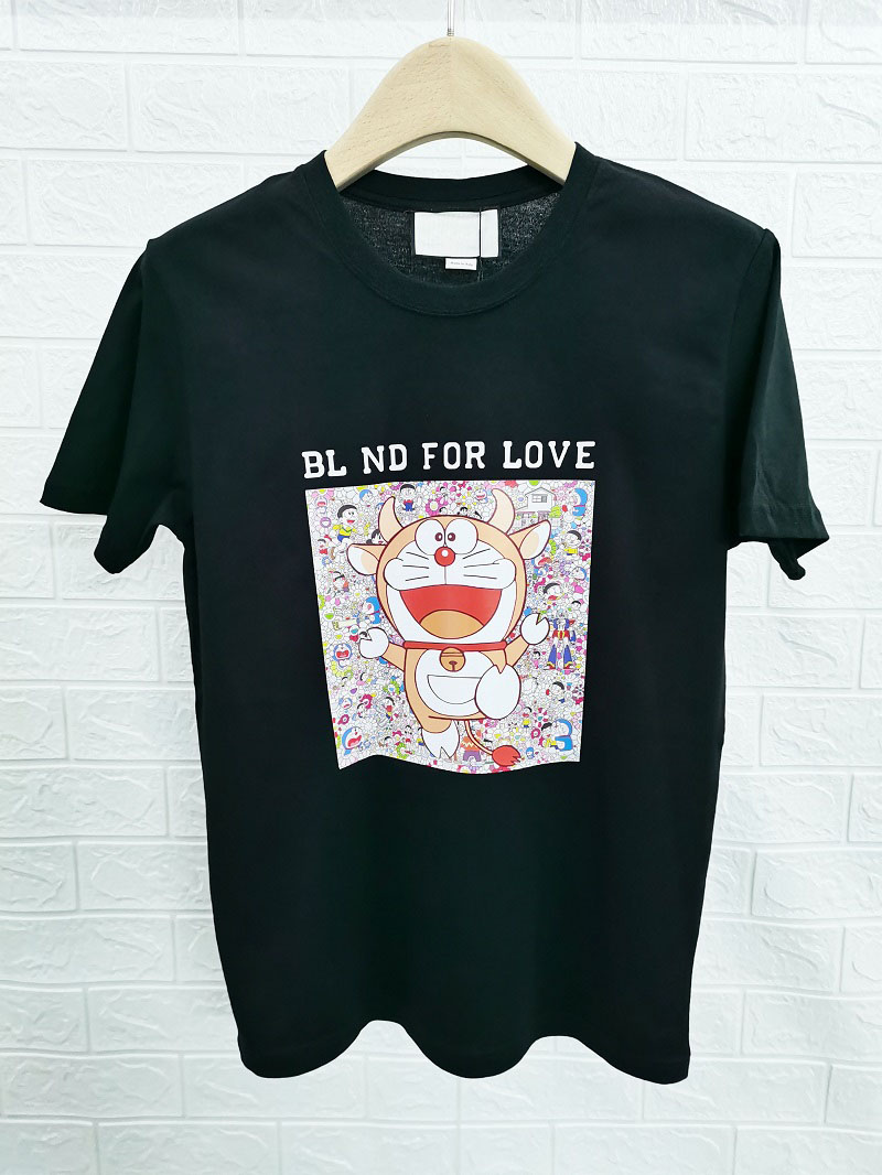 

Cow Year Europe Japan Italy Blind Fashion T Shirt Sunflower Cartoon Print Tshirt Men Women Short Sleeve Streetwear Tee, White;black