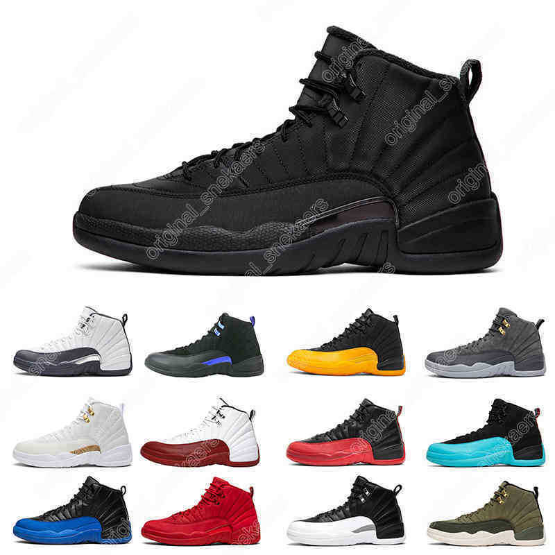 

7-13 Men Basketball shoes 12s 12 International Flight Flu game Taxi White sneakers mens Sport trainer WW6H, # 14