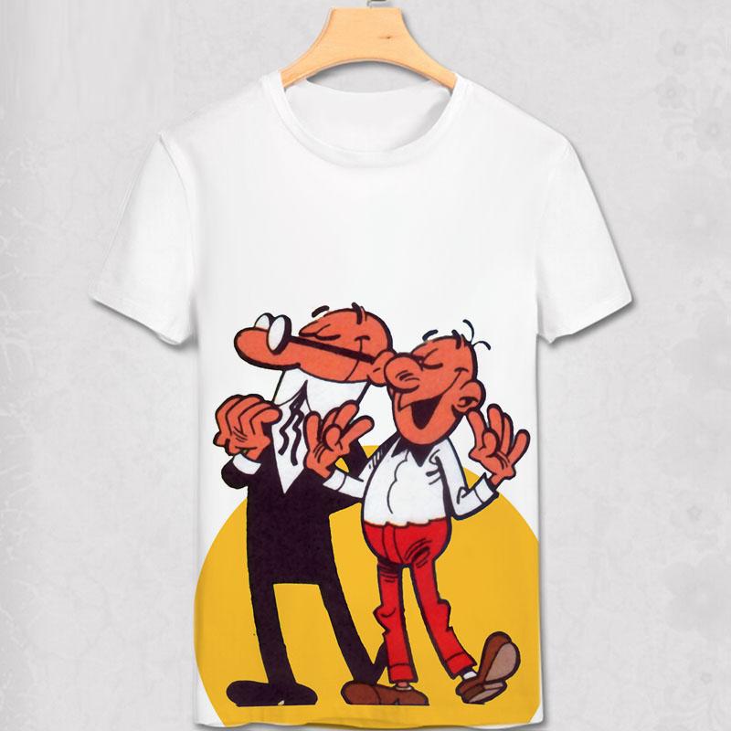 

Men' T-Shirts Mortadelo Y Filemon Contra Jimmy El Cachondo T Shirt Fool Agent Adventure Funny Nerd Cartoon Movie Top Tee Spain Cute Camiset