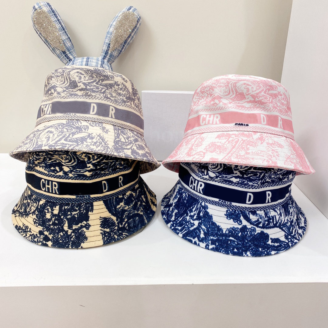 

2021Fashion Designer Letter Bucket Hat For Mens Womens Foldable Caps dark blue Fisherman Sun Visor stingy brim hats Folding ladies, Blue;gray