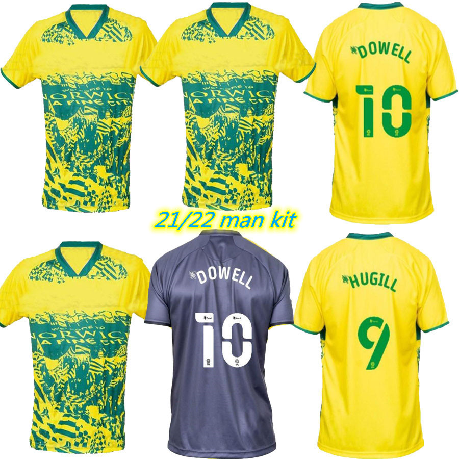 

Norwich City 21/22 Special Edition Soccer Jersey home kit 2021 2022 Shirts predominantly yellow football shirt uniform, Black;yellow