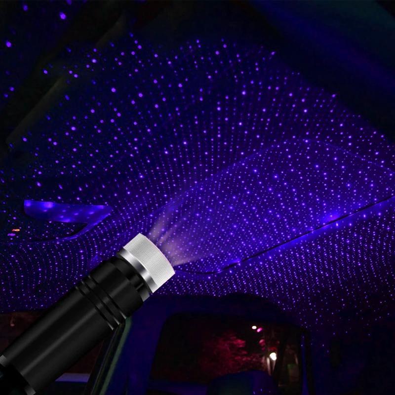 

Interior&External Lights USB Star For Car, Ceiling Home Use, Modified Laser Projection Decorative