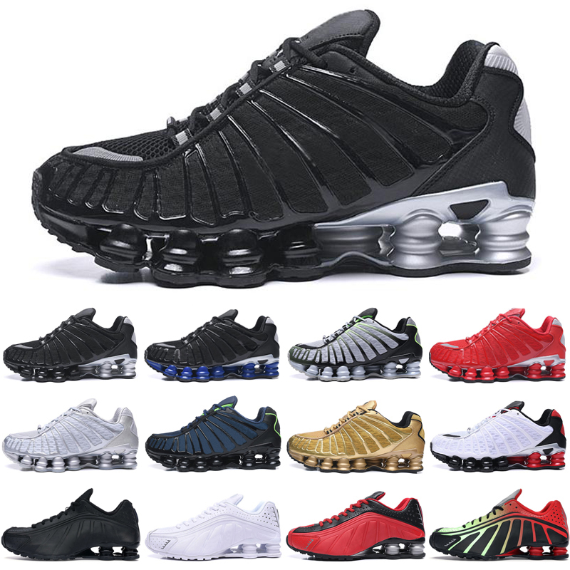 

Hotsale TL Shox men running shoes des chaussures outdoor trainers Enigma Triple Black White Silver Speed Red Dark Blue mens Zapatillas sports sneakers
