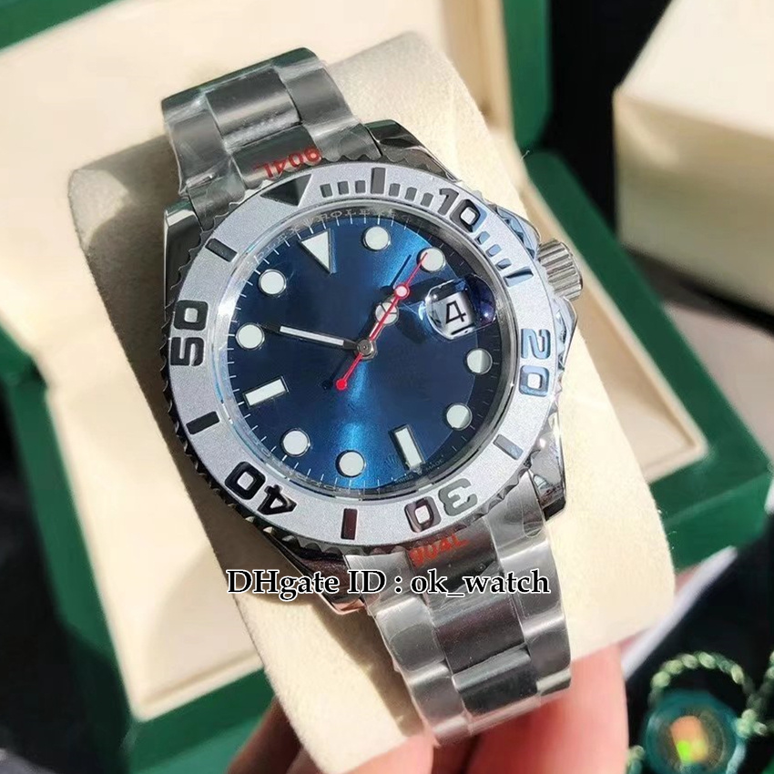 

New 40mm GDF 904L 126622 126621 Miyota 8215 Automatic Mens Watch Sapphire Blue Dial Stainless Steel Bracelet Gents Business Wristwatches