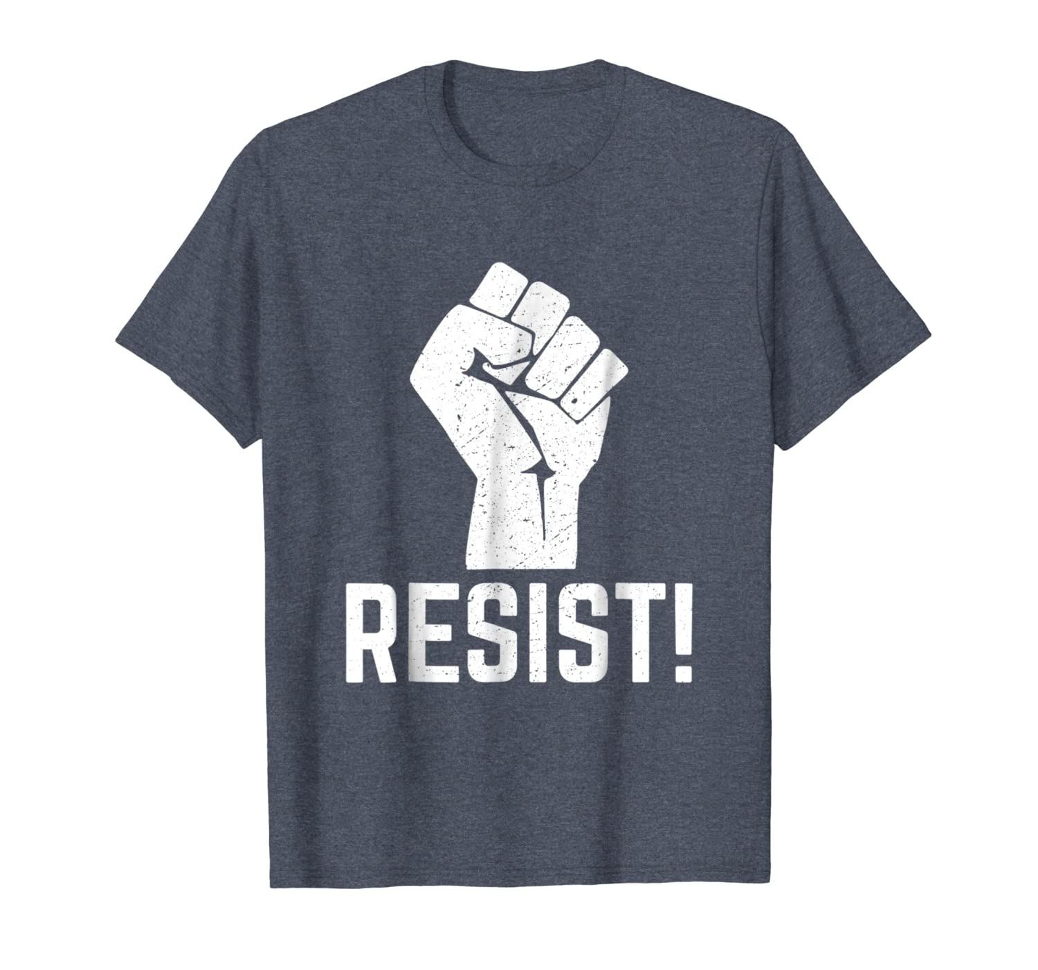 

resist fist resistance vintage t-shirt, White;black