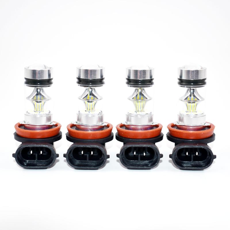 

Car Headlights 4 X 6000k White H16 100W Fog Light Bulbs Fit For 2021 Maxima 2800LM